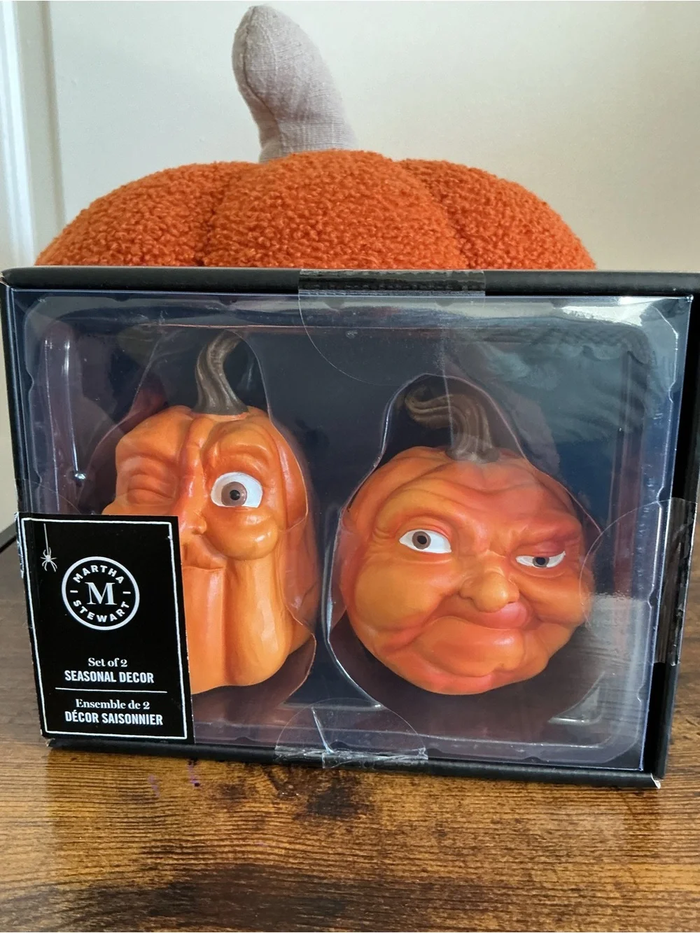 Martha Stewart Halloween Pumpkin Face Décor Set